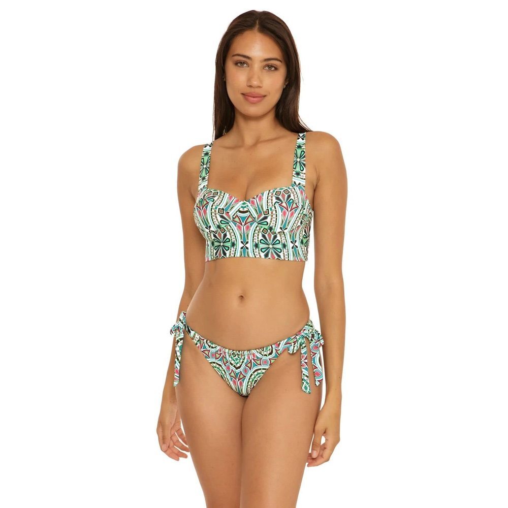 Becca by Rebecca Virtue Kennedy Underwire Bustier Bikini Top, Mosaic, D